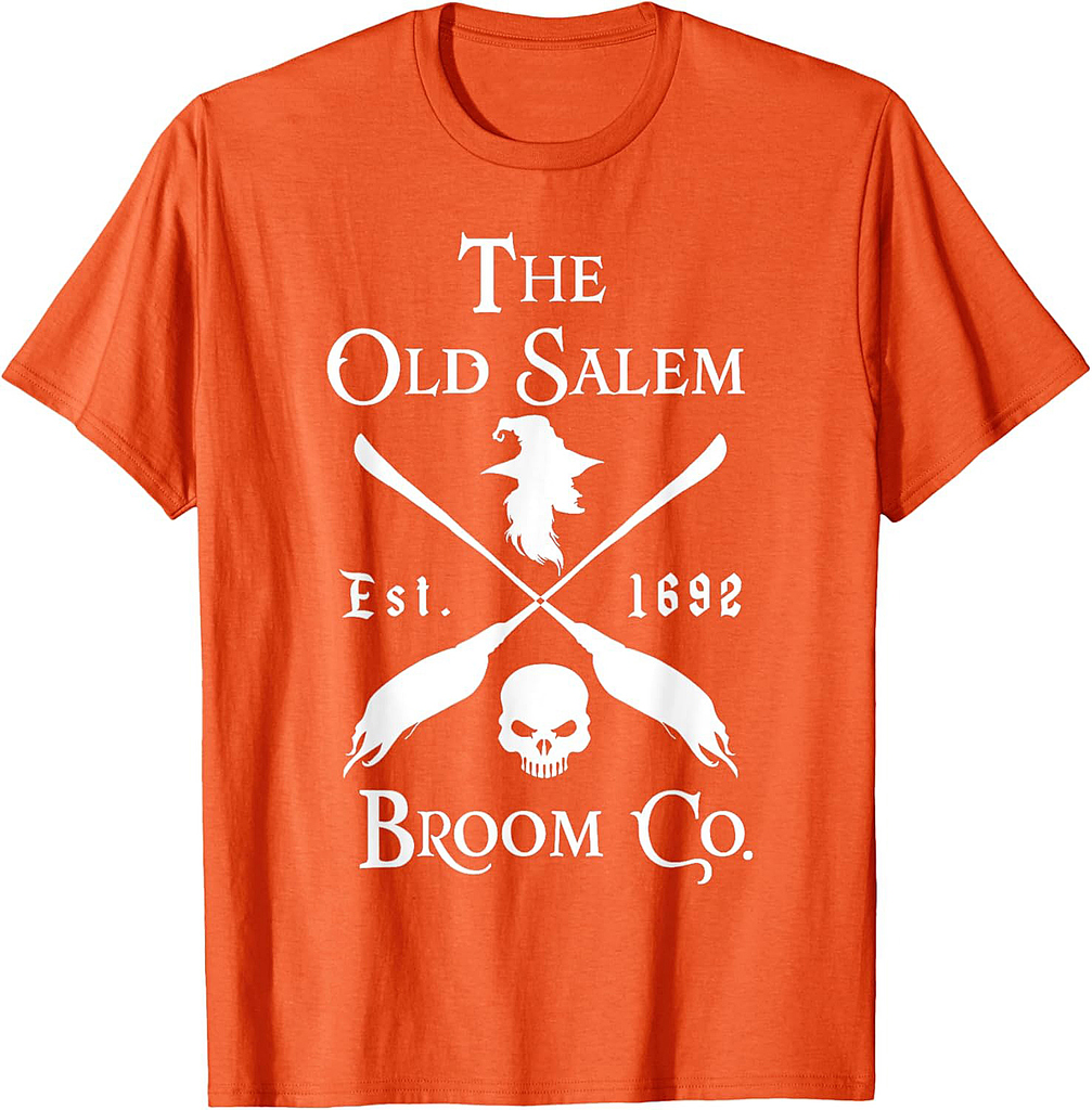 Salem Broom Company is Halloween in 1692 T-Shirt