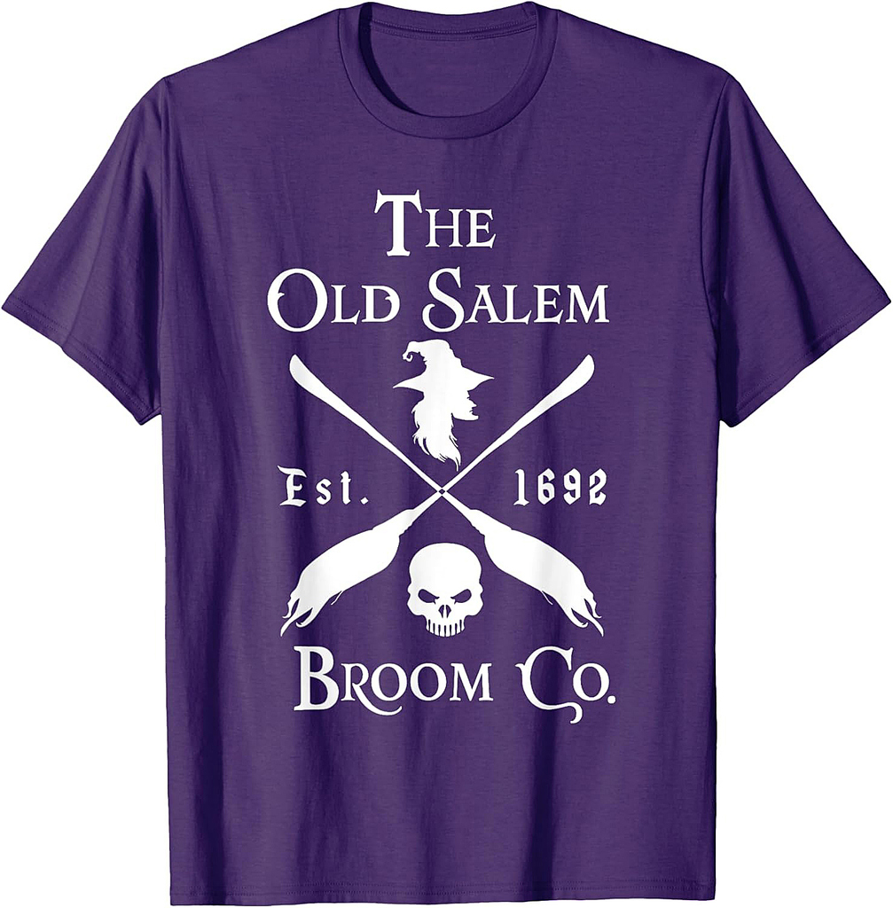 Salem Broom Company is Halloween in 1692 T-Shirt