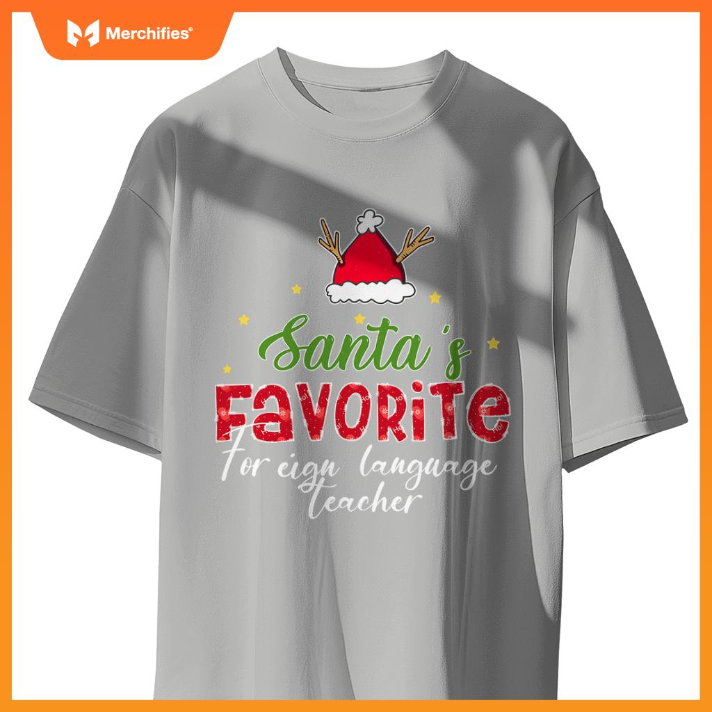 Santa's Favorite Foreign Language Teacher Christmas
