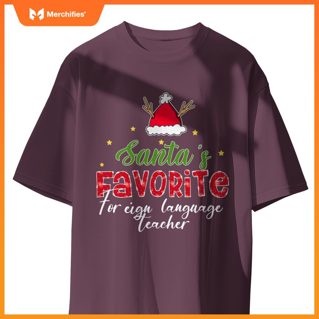 Santa's Favorite Foreign Language Teacher Christmas