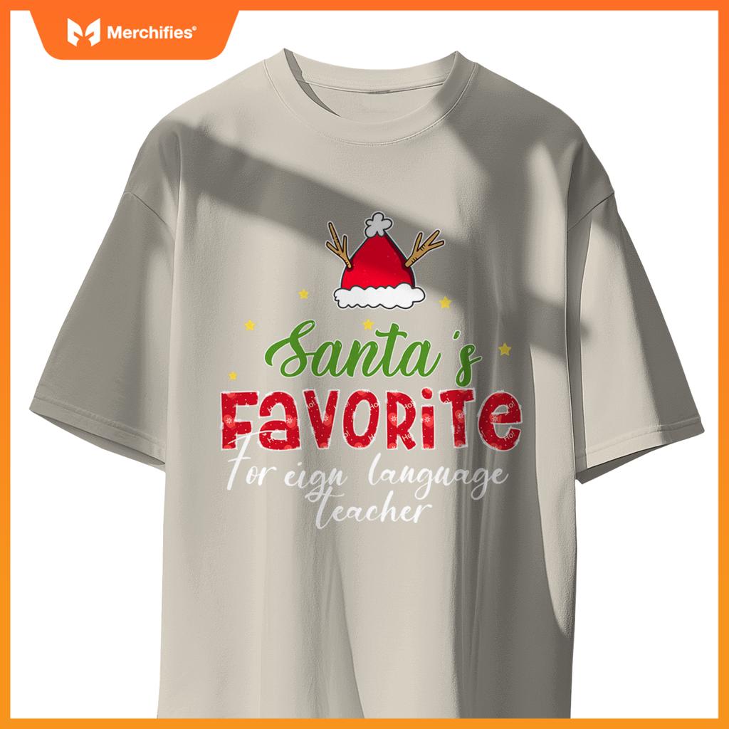 Santa's Favorite Foreign Language Teacher Christmas