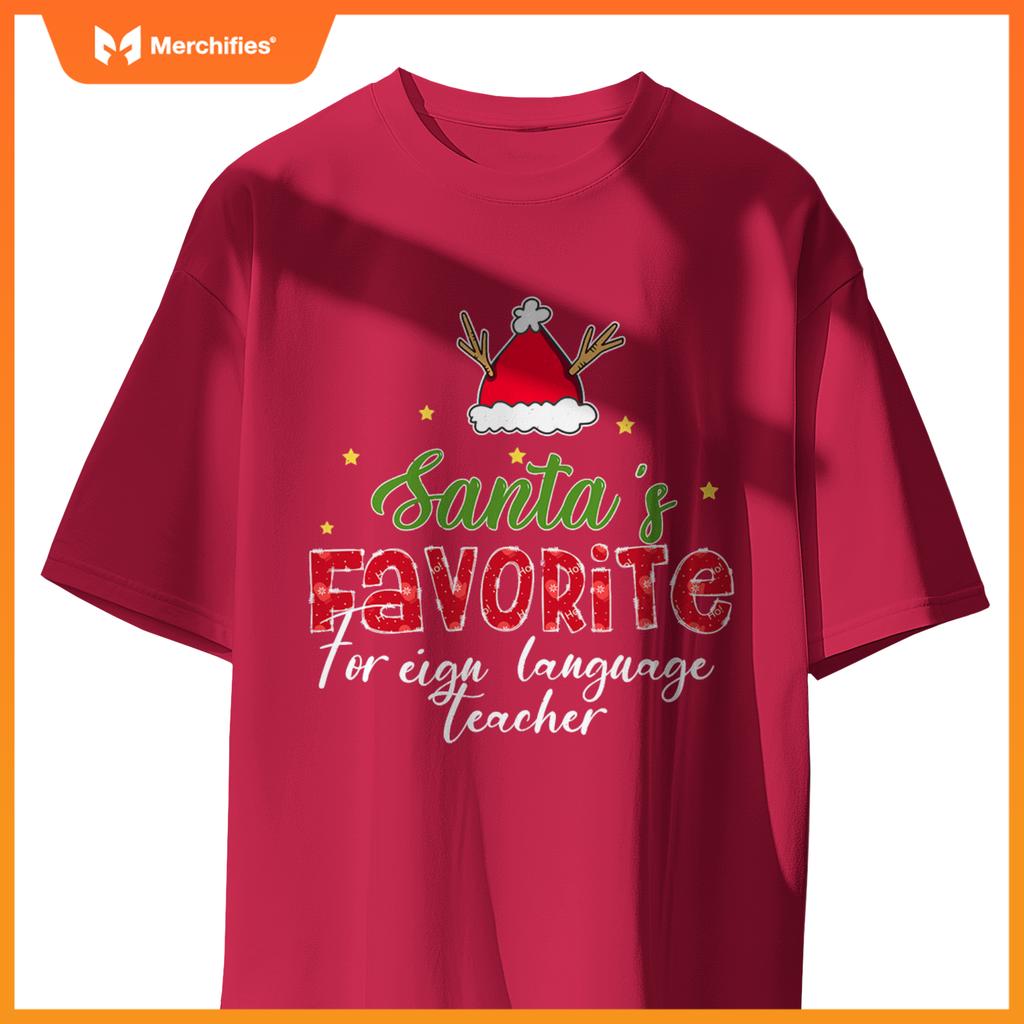 Santa's Favorite Foreign Language Teacher Christmas