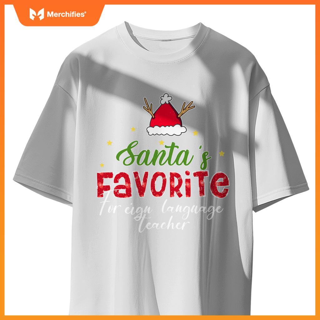 Santa's Favorite Foreign Language Teacher Christmas