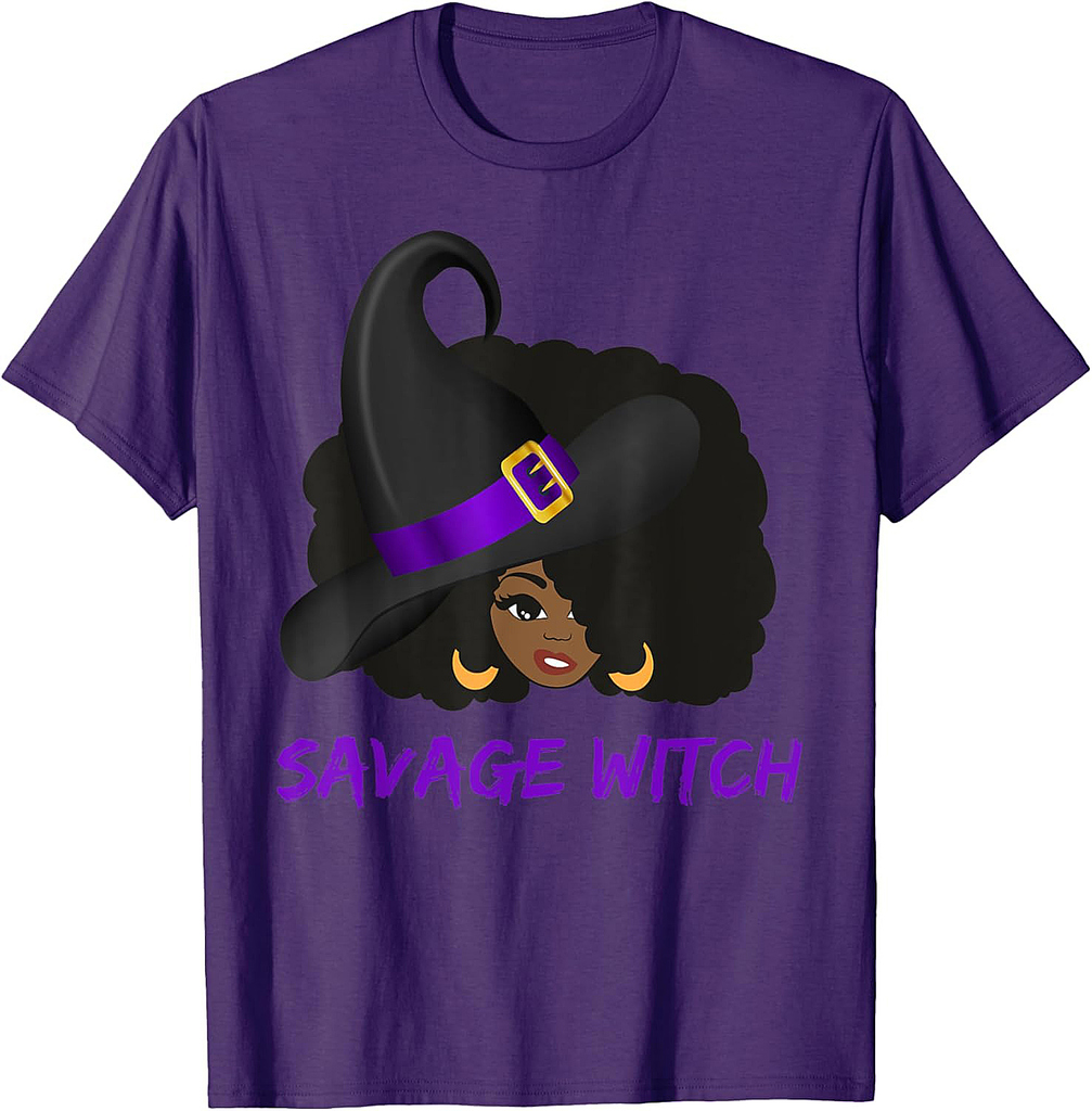 Savage Witch Matching Group Halloween Costume Fun T-Shirt