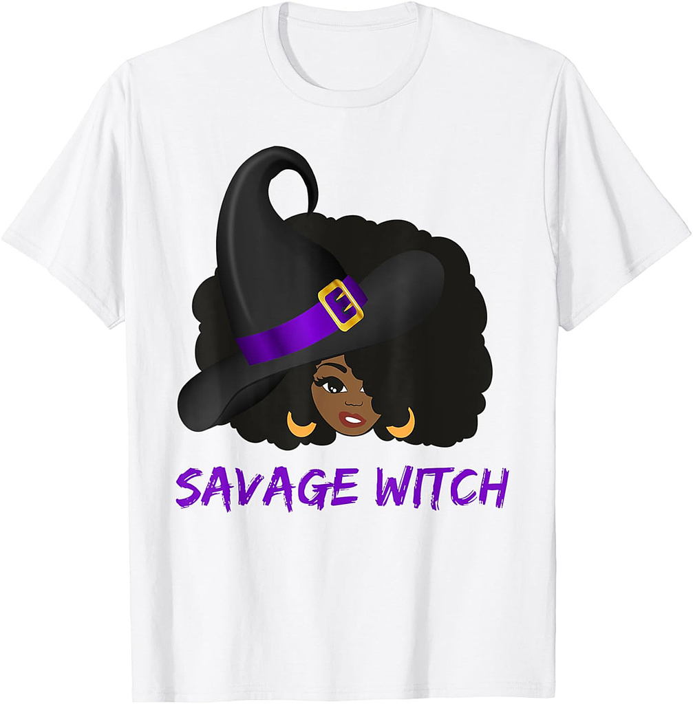 Savage Witch Matching Group Halloween Costume Fun T-Shirt
