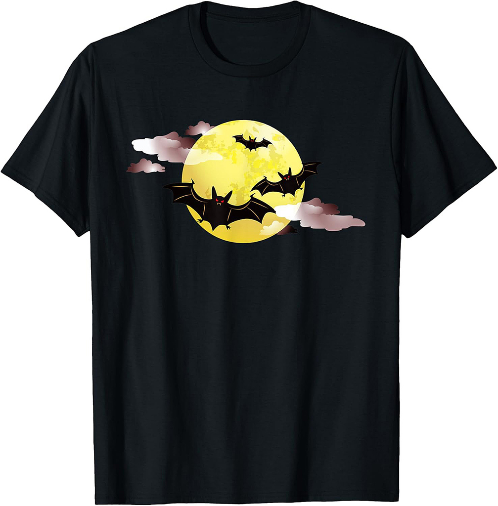 Scary Bat Spooky Halloween T-Shirt