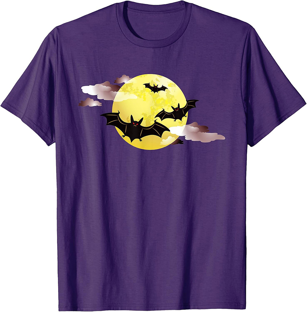 Scary Bat Spooky Halloween T-Shirt