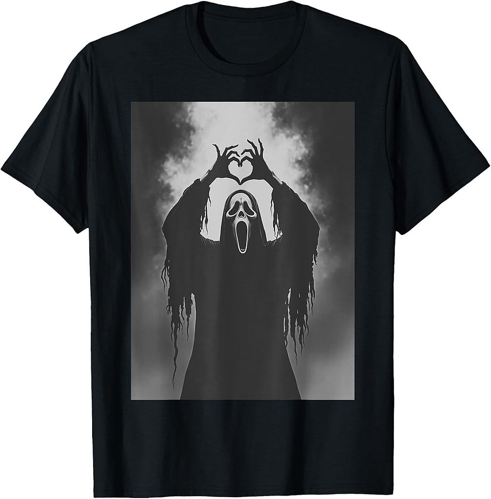 Scary Face Horror Poster Halloween T-Shirt
