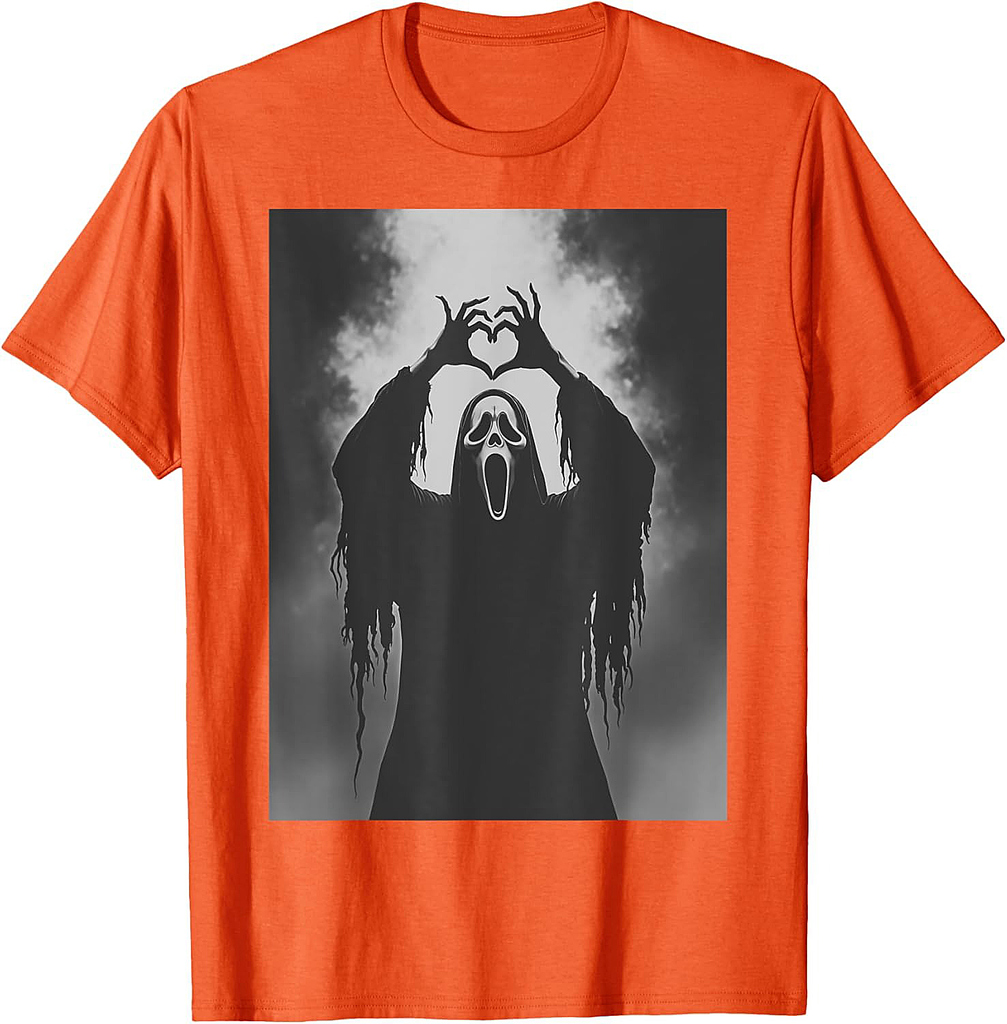 Scary Face Horror Poster Halloween T-Shirt