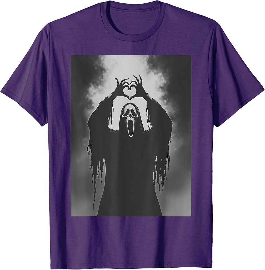 Scary Face Horror Poster Halloween T-Shirt