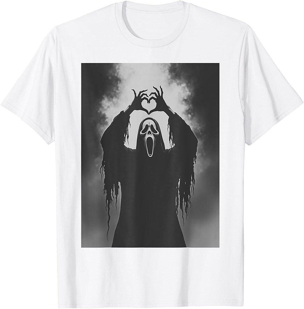 Scary Face Horror Poster Halloween T-Shirt