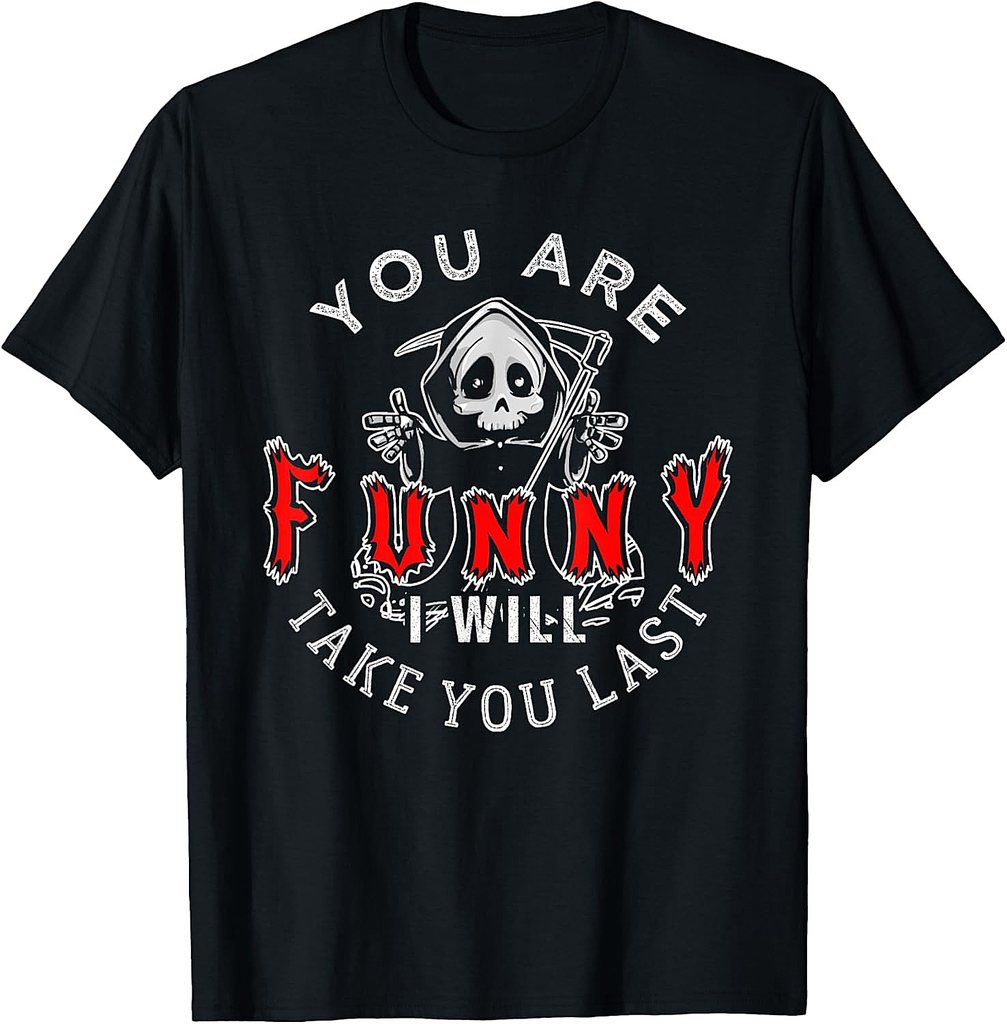 Scary Halloween Design For Men T-Shirt