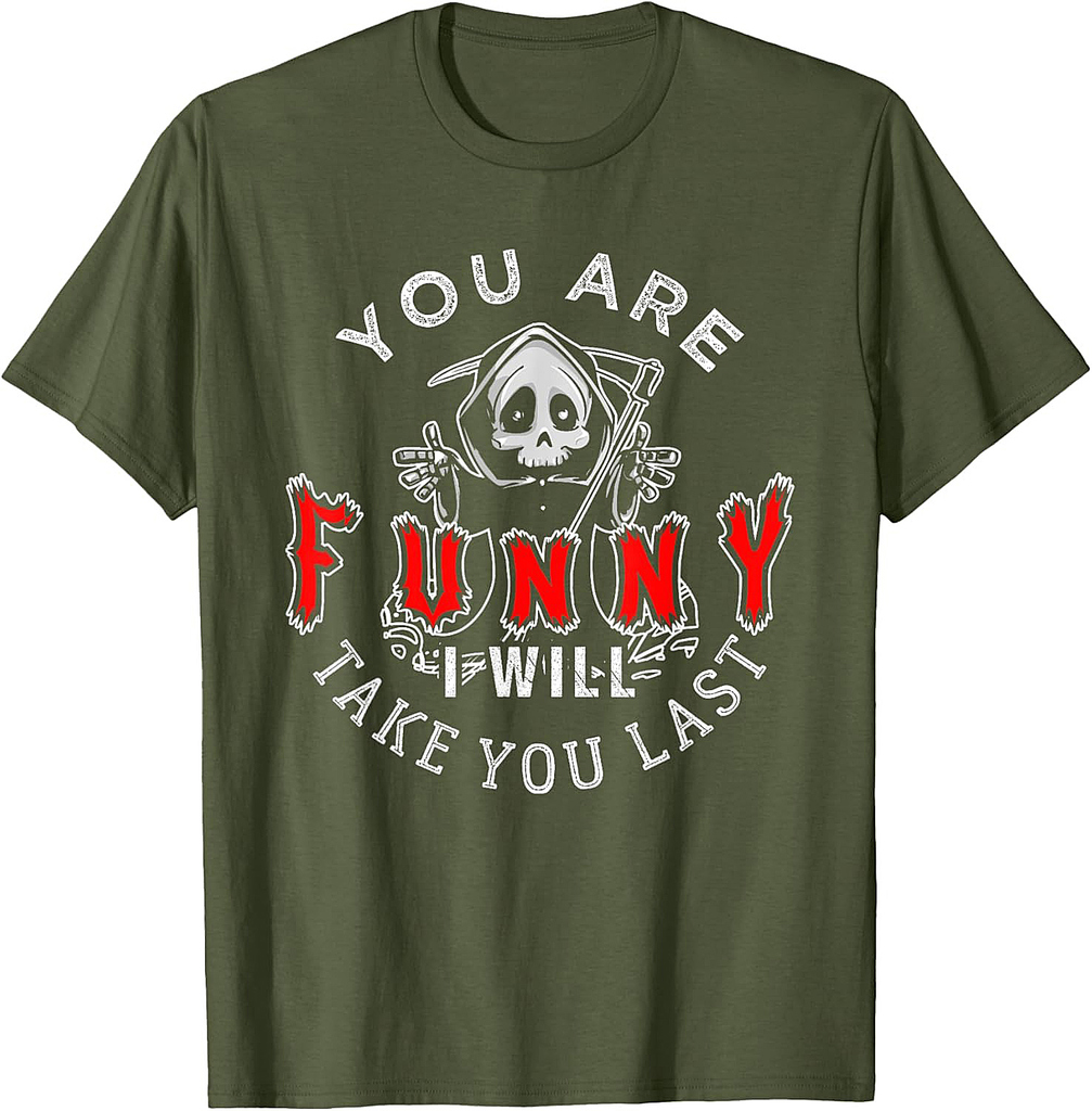 Scary Halloween Design For Men T-Shirt
