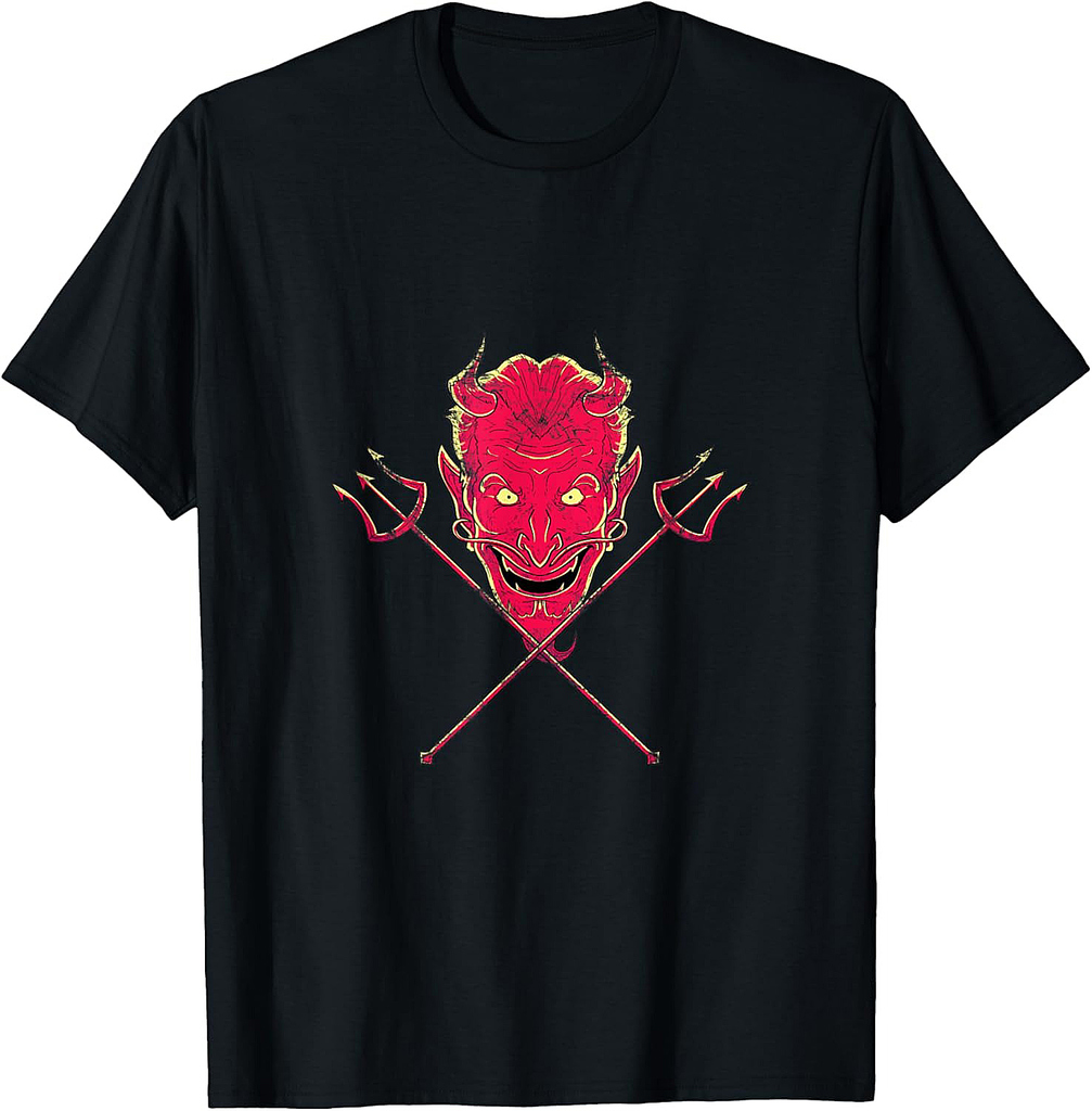 Scary Halloween Gift Spooky Devil Halloween T-Shirt