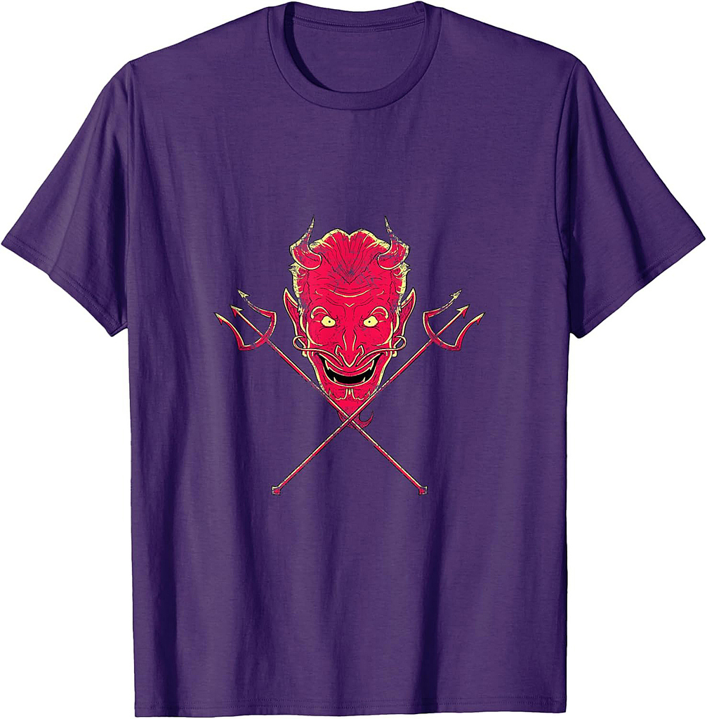 Scary Halloween Gift Spooky Devil Halloween T-Shirt