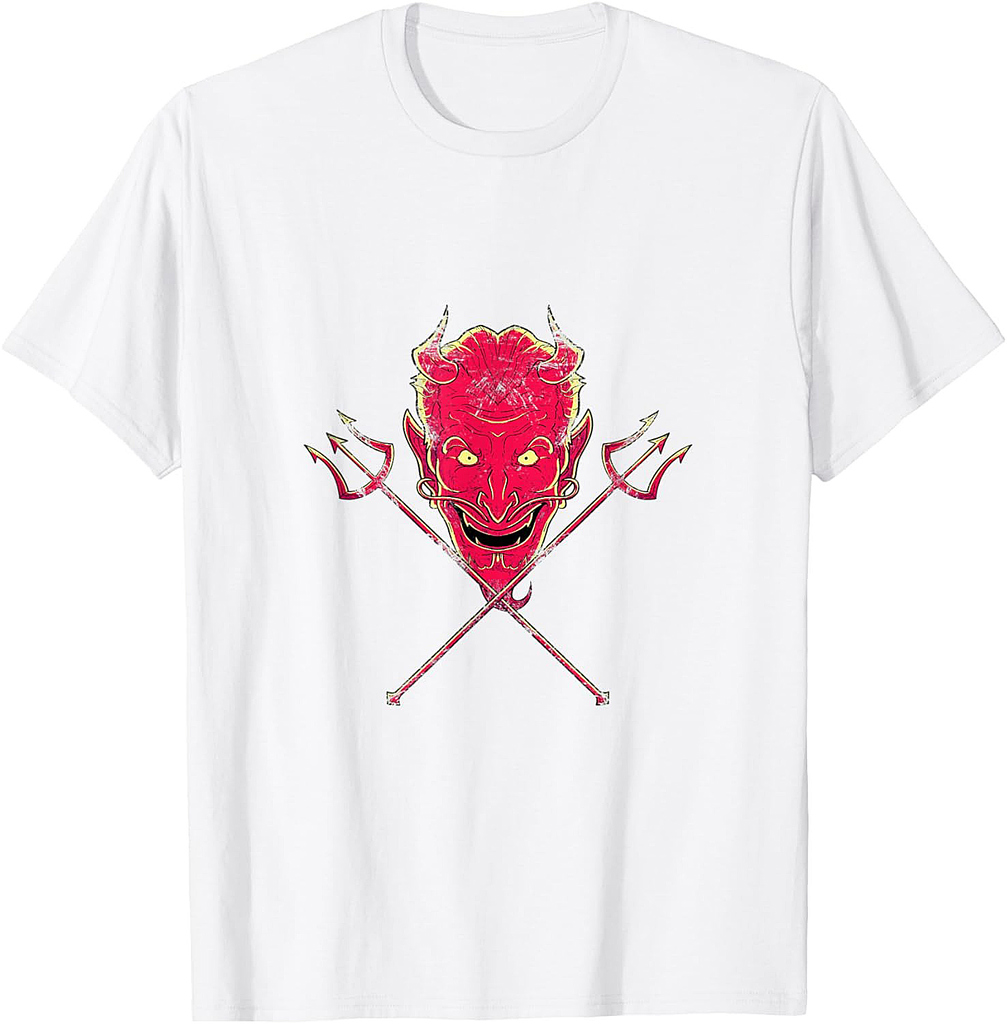 Scary Halloween Gift Spooky Devil Halloween T-Shirt