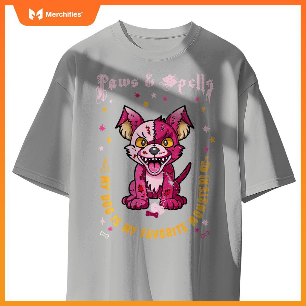 Scary Creepy Plush Dog Stuffed Cute Toy T-Shirt