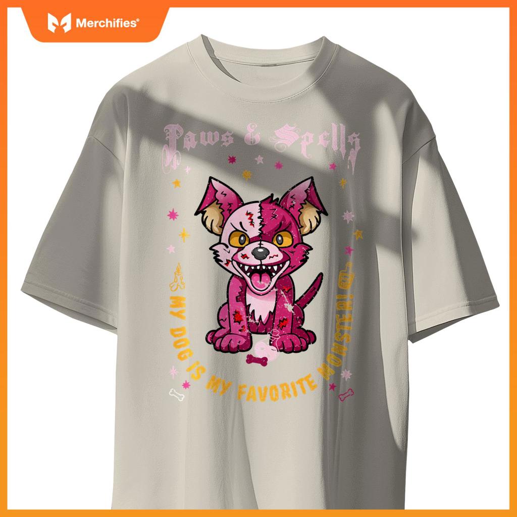Scary Creepy Plush Dog Stuffed Cute Toy T-Shirt