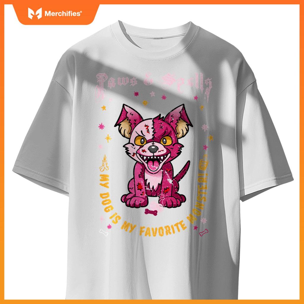 Scary Creepy Plush Dog Stuffed Cute Toy T-Shirt