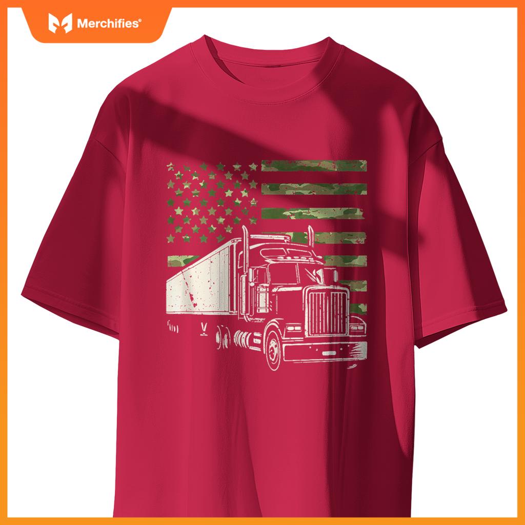 Semi Truck Driver Trucker T-Shirt