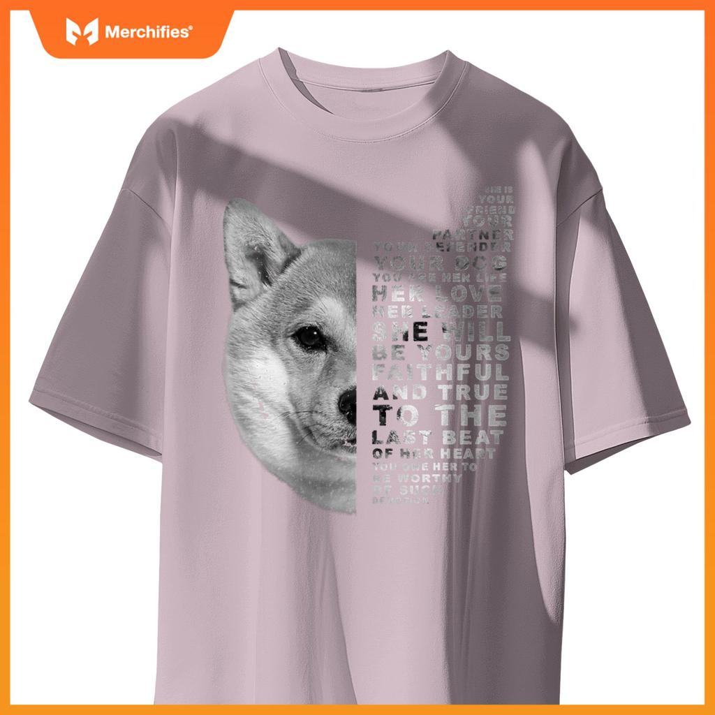 She Is Your Friend Your Partner Your Dog Shiba Inu Fox Dogs T-Shirt