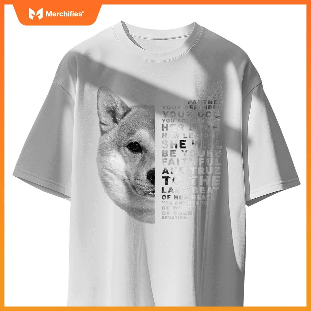 She Is Your Friend Your Partner Your Dog Shiba Inu Fox Dogs T-Shirt