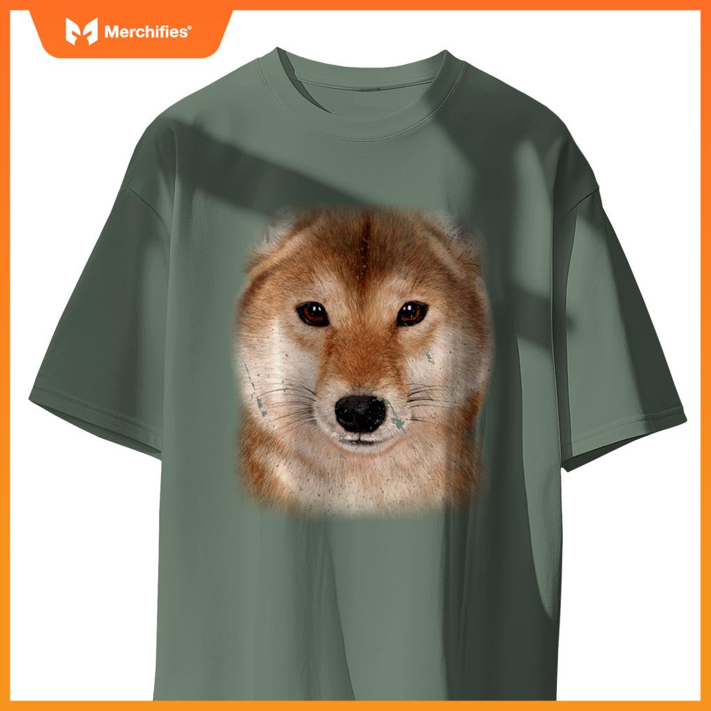 Shiba Inu Face, Japanese Breed Dog T-Shirt