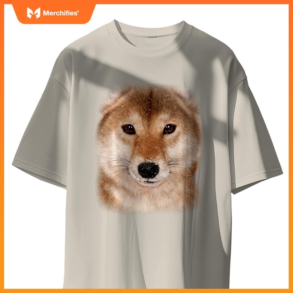 Shiba Inu Face, Japanese Breed Dog T-Shirt