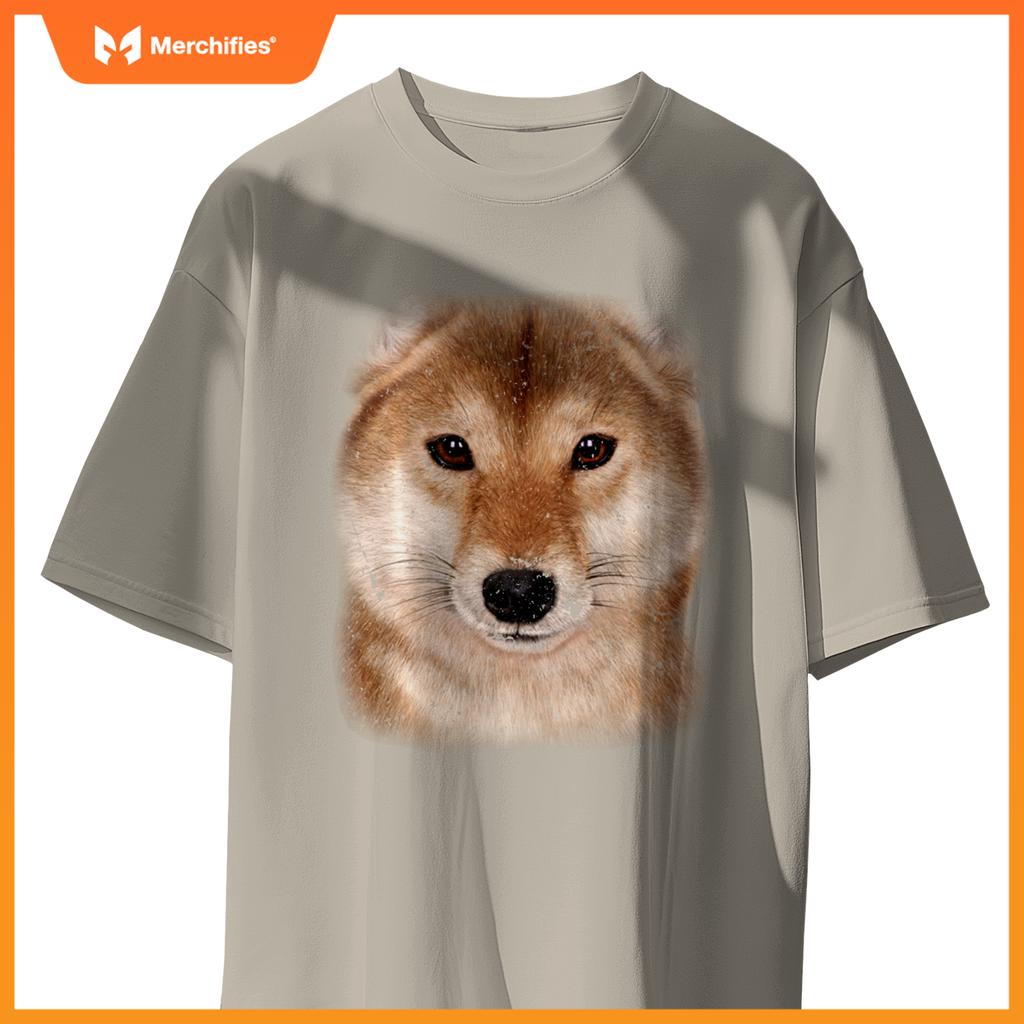 Shiba Inu Face, Japanese Breed Dog T-Shirt