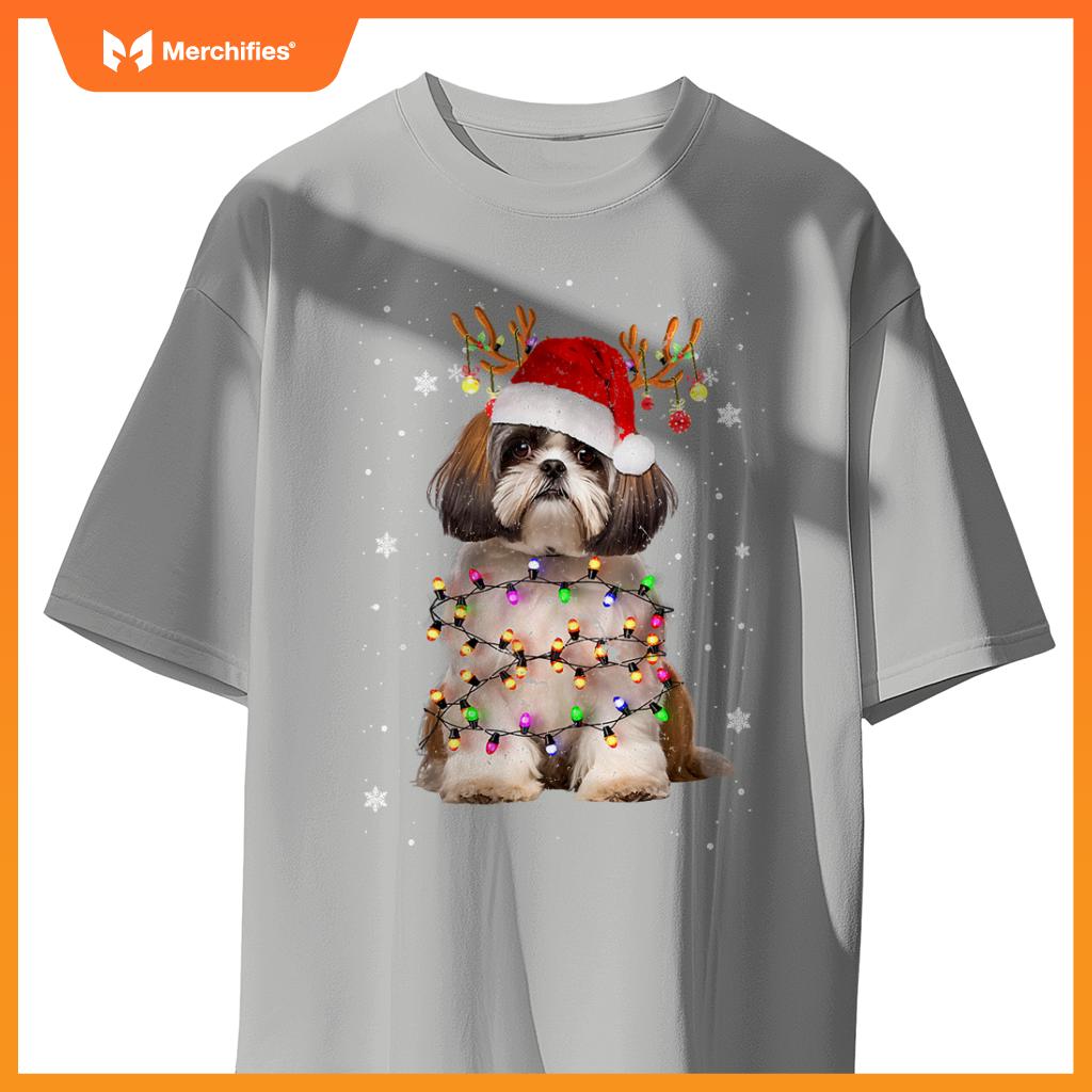 Shih Tzu dog Shih Tzu Christmas T-Shirt