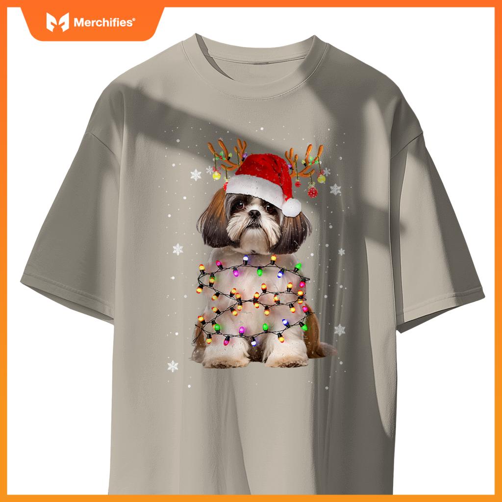 Shih Tzu dog Shih Tzu Christmas T-Shirt