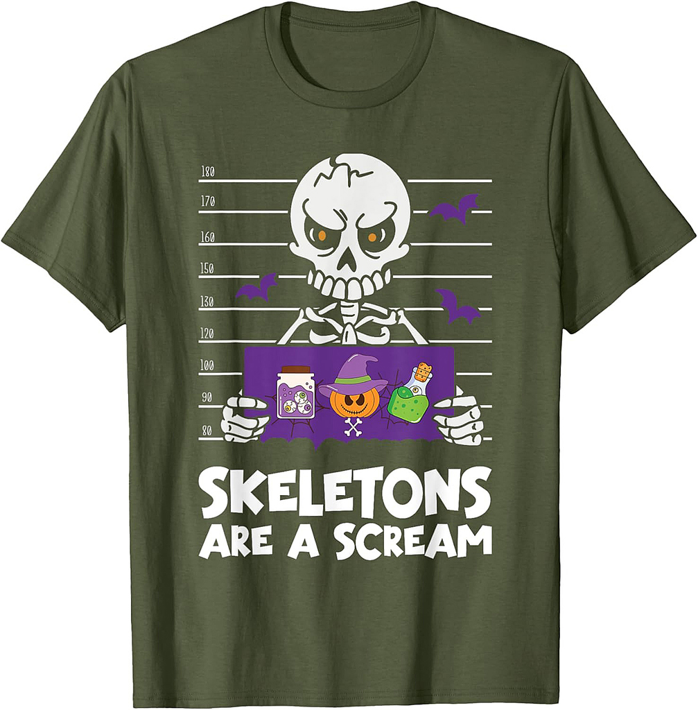 Skeletons Are a Scream Halloween T-Shirt
