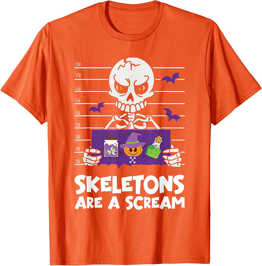Skeletons Are a Scream Halloween T-Shirt