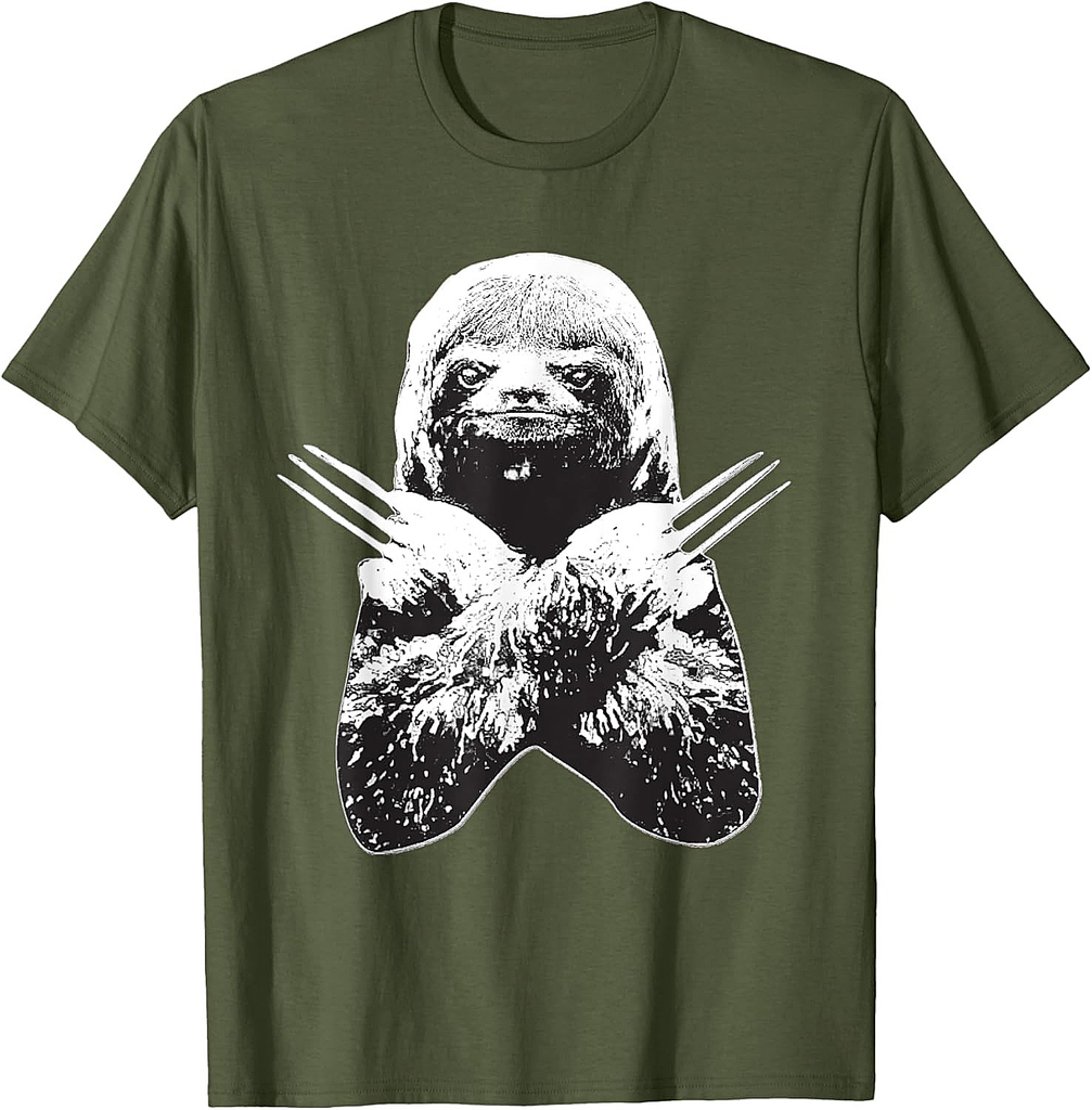 Sloth Slotherine Halloween Costume Graphic Fighting T-Shirt