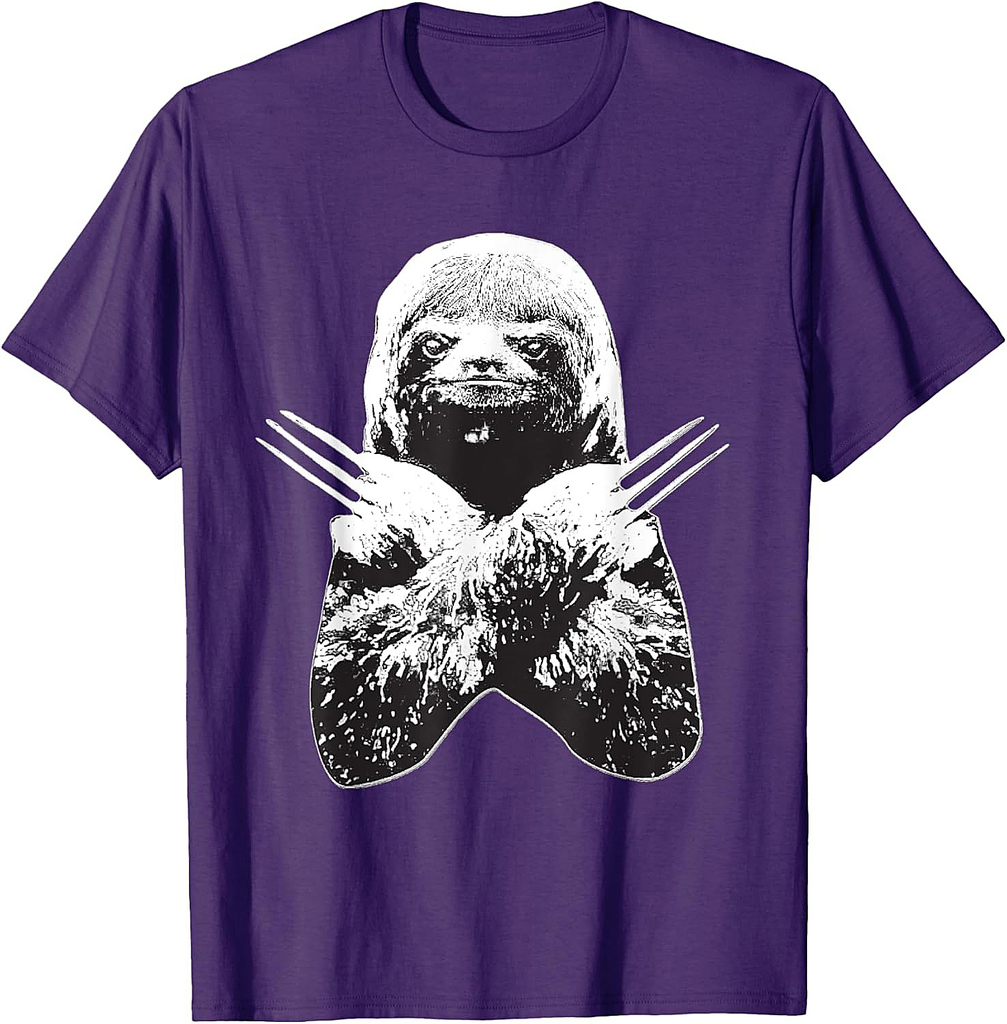 Sloth Slotherine Halloween Costume Graphic Fighting T-Shirt