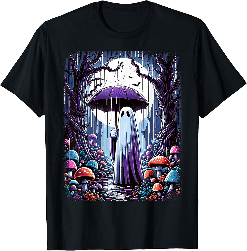 Spooky Cottagecore Ghost Halloween Outfit And Funny Costume T-Shirt