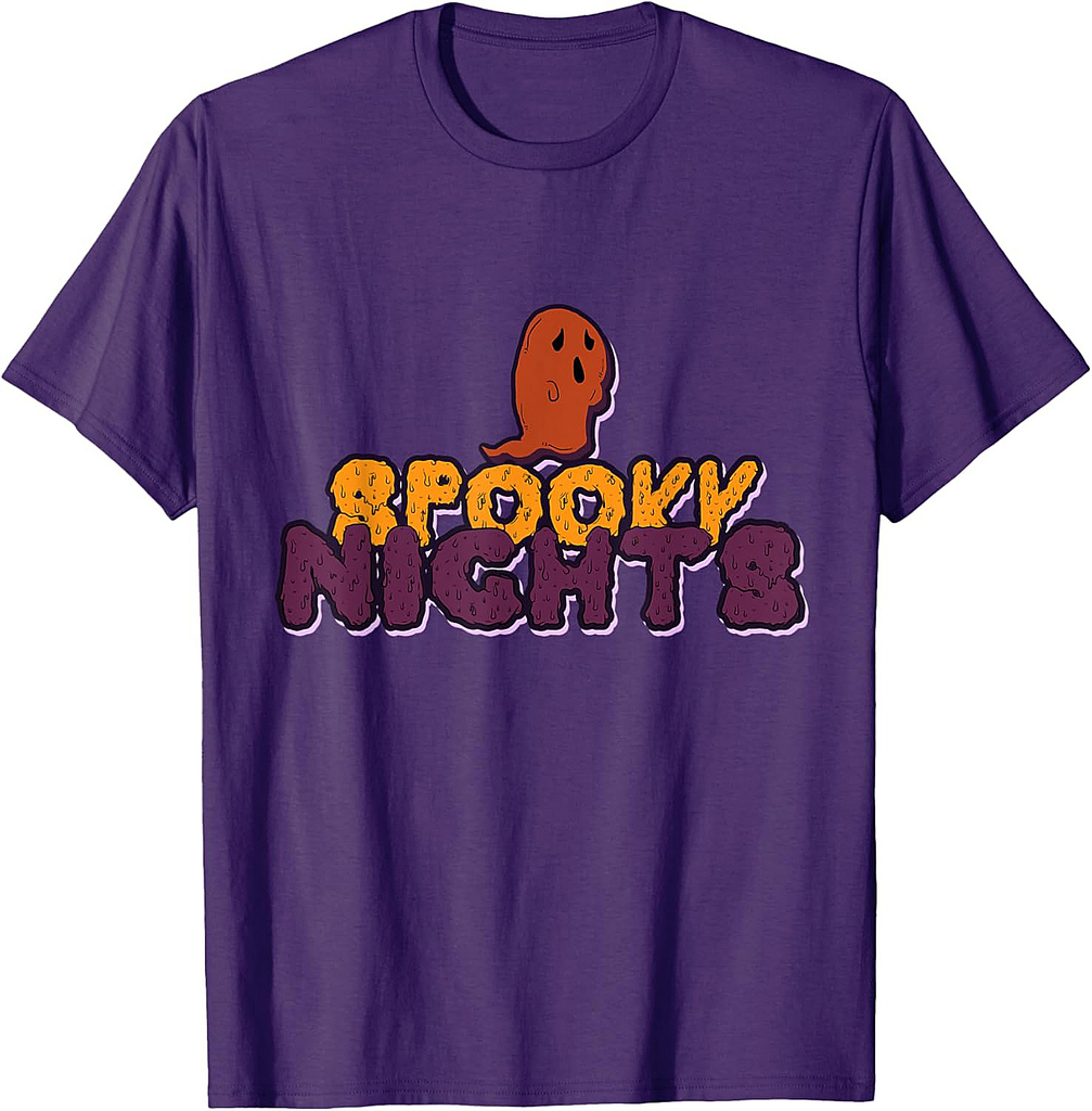 Spooky Nights Ghost Party on Halloween T-Shirt