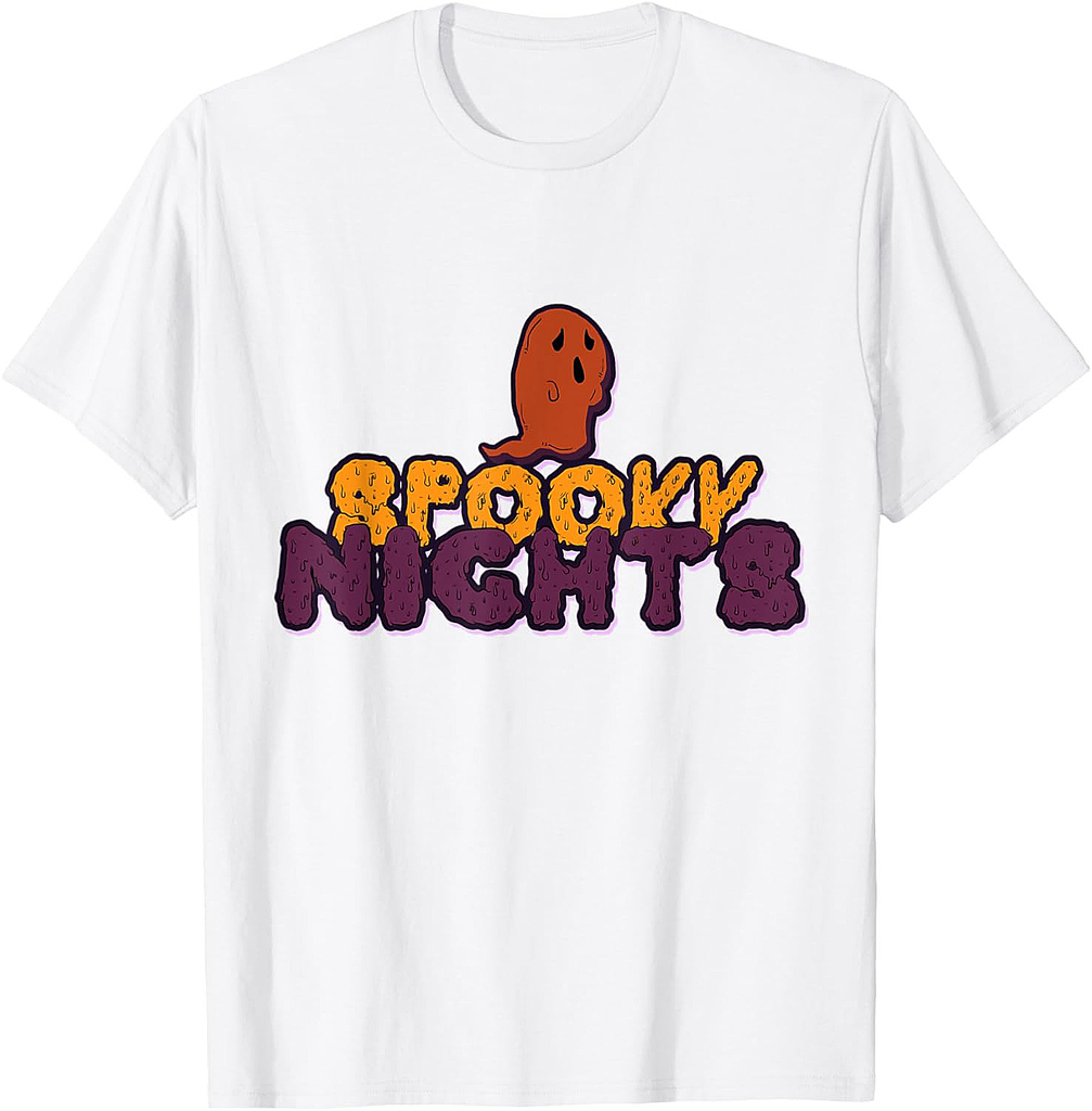 Spooky Nights Ghost Party on Halloween T-Shirt
