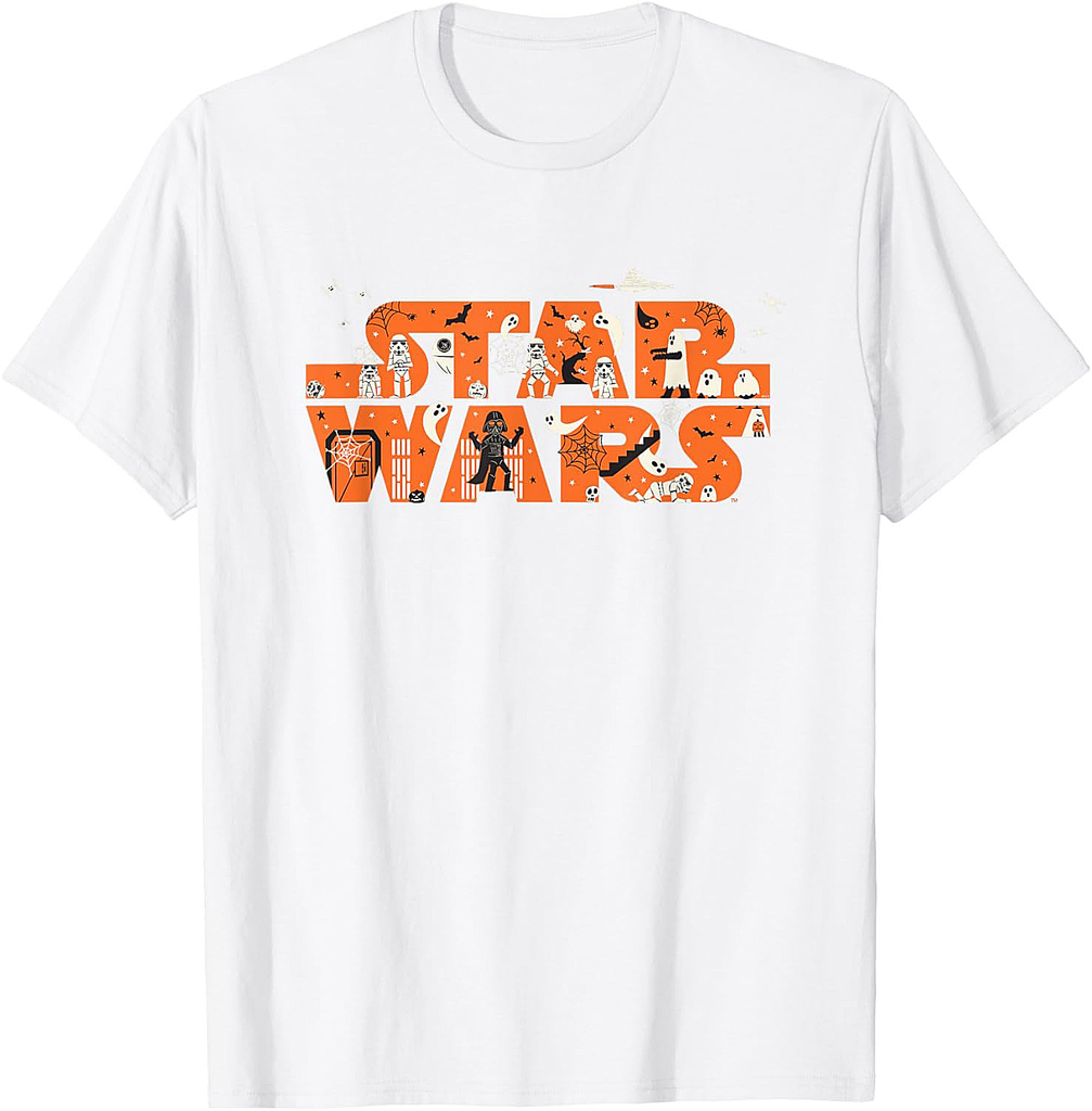 Star Wars Halloween Darth Vader Spooky Empire Movie Logo T-Shirt