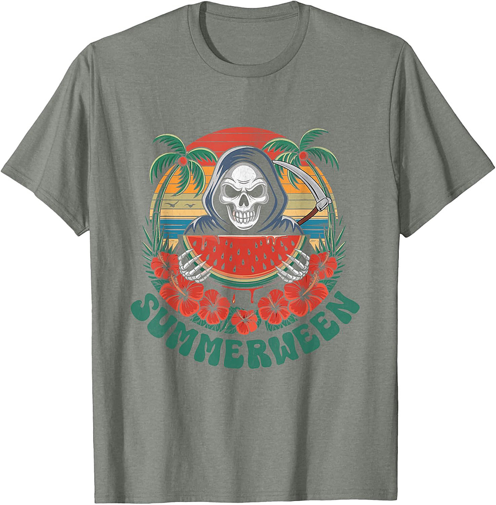 Summerween Grim Reaper Halloween T-Shirt