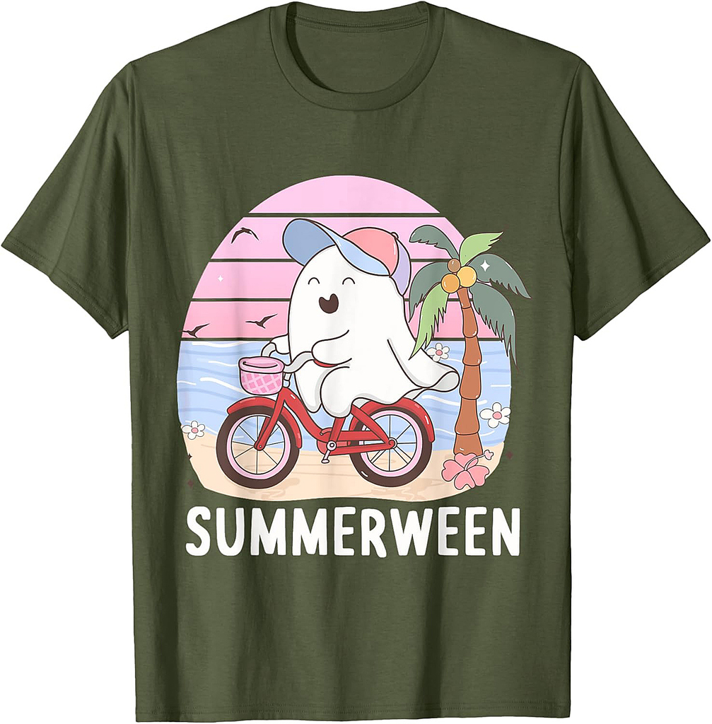 Summerween Vibes Halloween Summer Celebrate T-Shirt