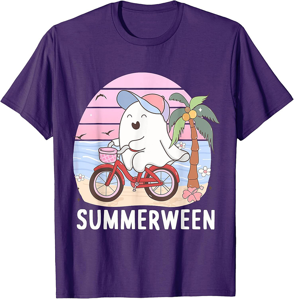 Summerween Vibes Halloween Summer Celebrate T-Shirt
