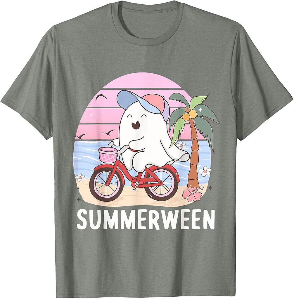 Summerween Vibes Halloween Summer Celebrate T-Shirt