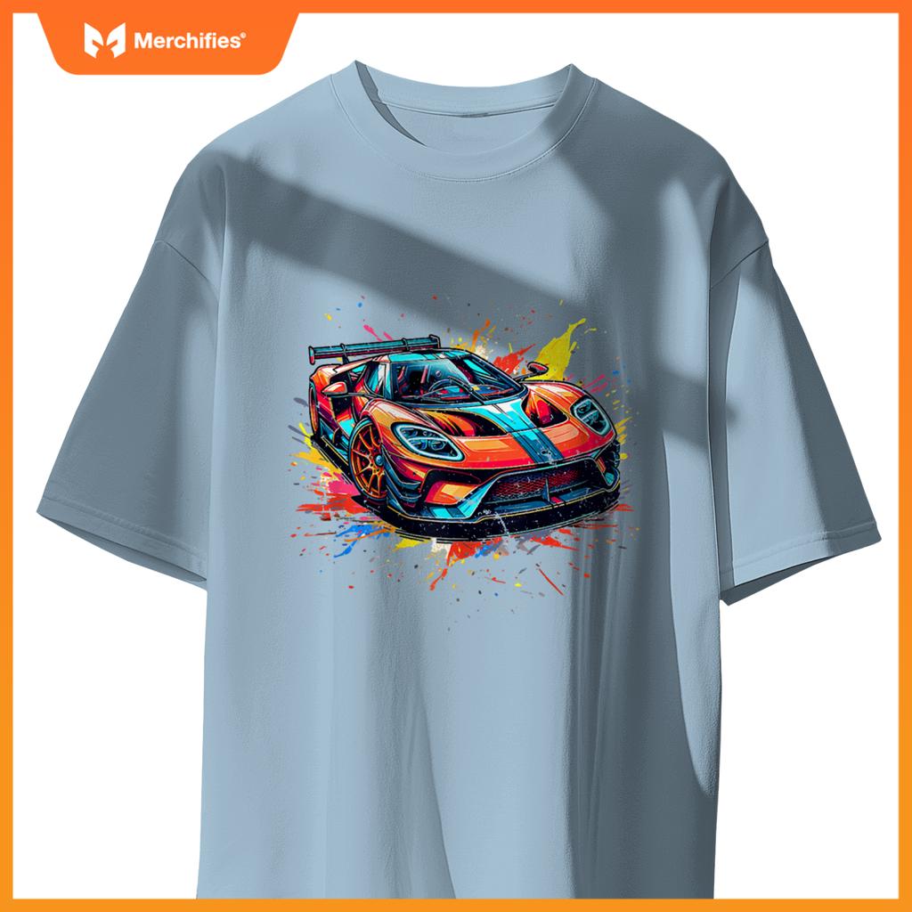Supercar Exotic Sports Car Concept Car Poster Style Graphic T-Shirt
