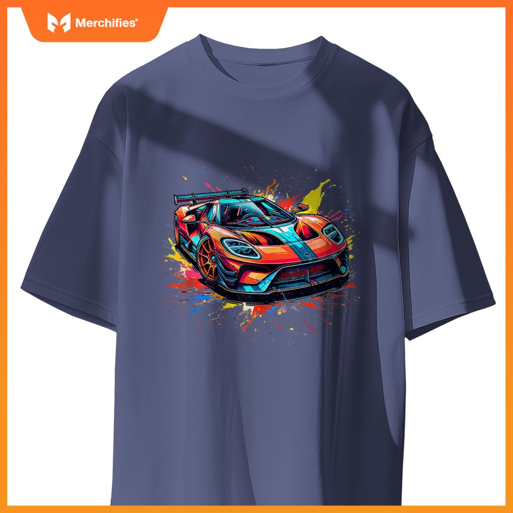 Supercar Exotic Sports Car Concept Car Poster Style Graphic T-Shirt