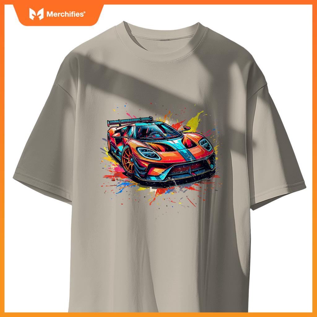 Supercar Exotic Sports Car Concept Car Poster Style Graphic T-Shirt