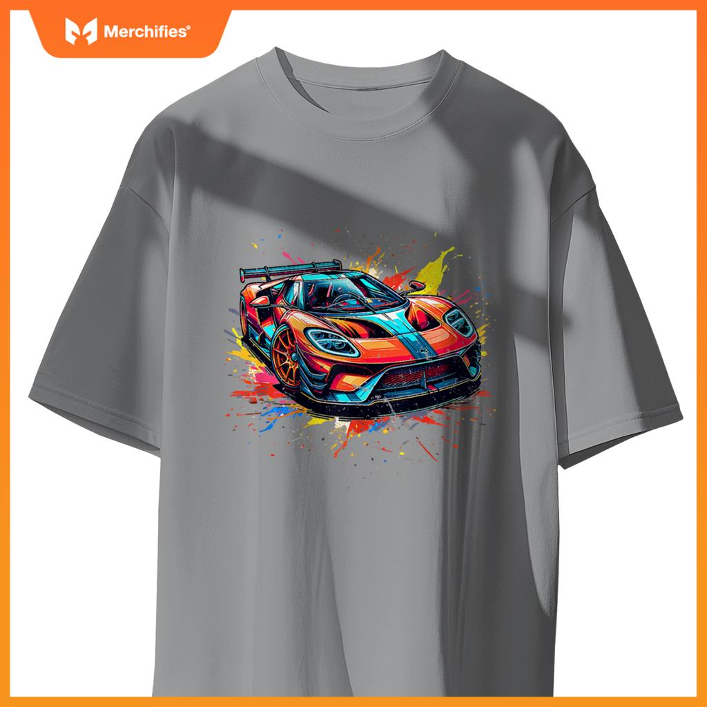 Supercar Exotic Sports Car Concept Car Poster Style Graphic T-Shirt