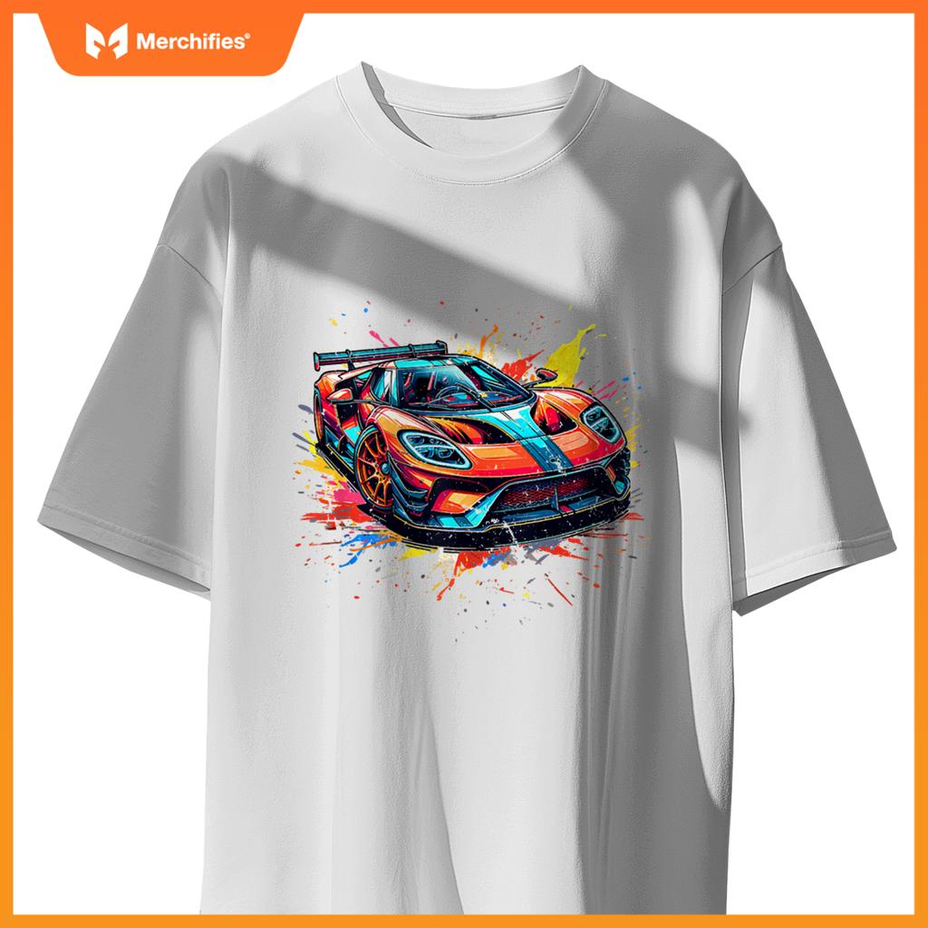 Supercar Exotic Sports Car Concept Car Poster Style Graphic T-Shirt