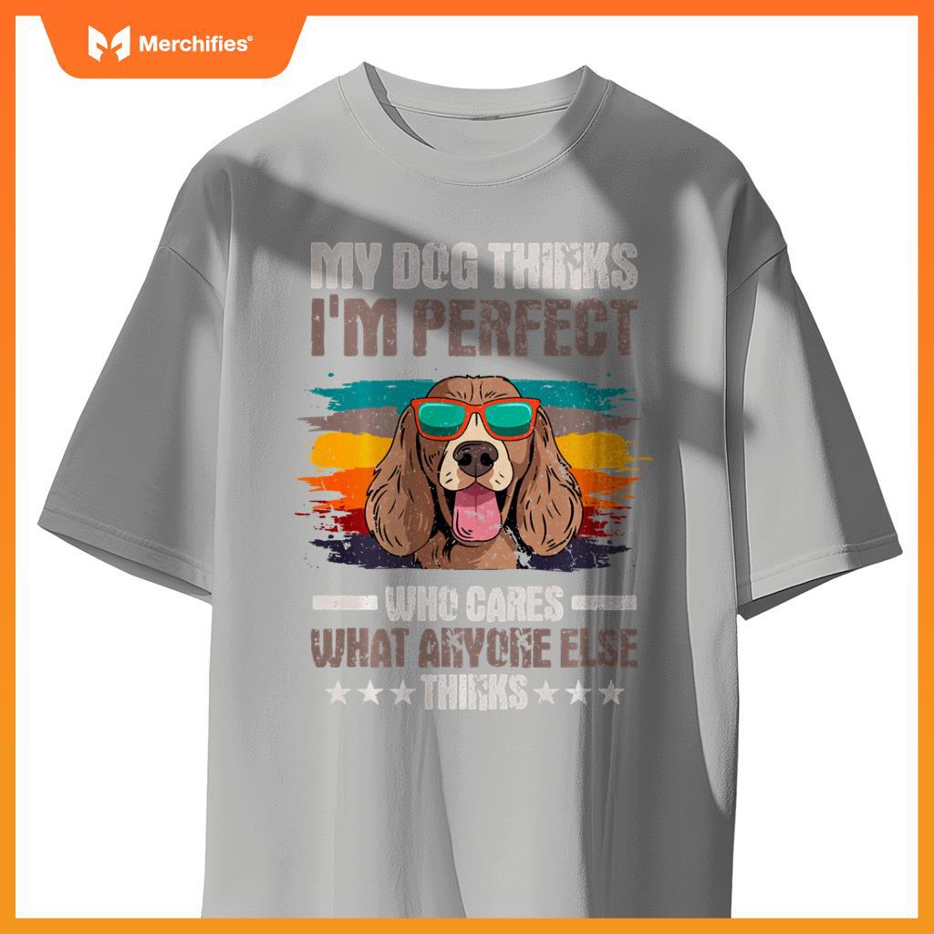 Sussex Spaniel Dog Lover Retro Vintage Fur Parent Breeder T-Shirt