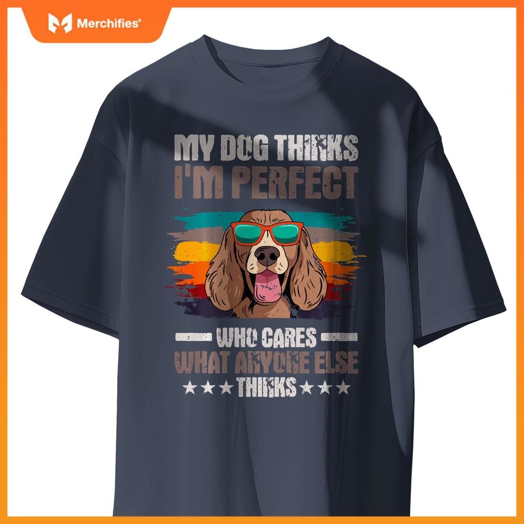 Sussex Spaniel Dog Lover Retro Vintage Fur Parent Breeder T-Shirt